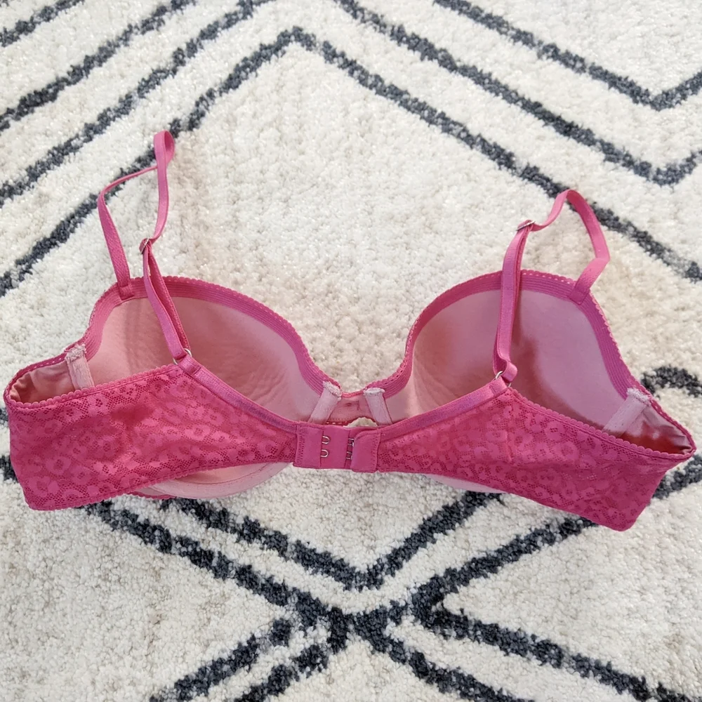 aerie Ella Underwire Bra / Pink Leopard - Picture 3 of 6